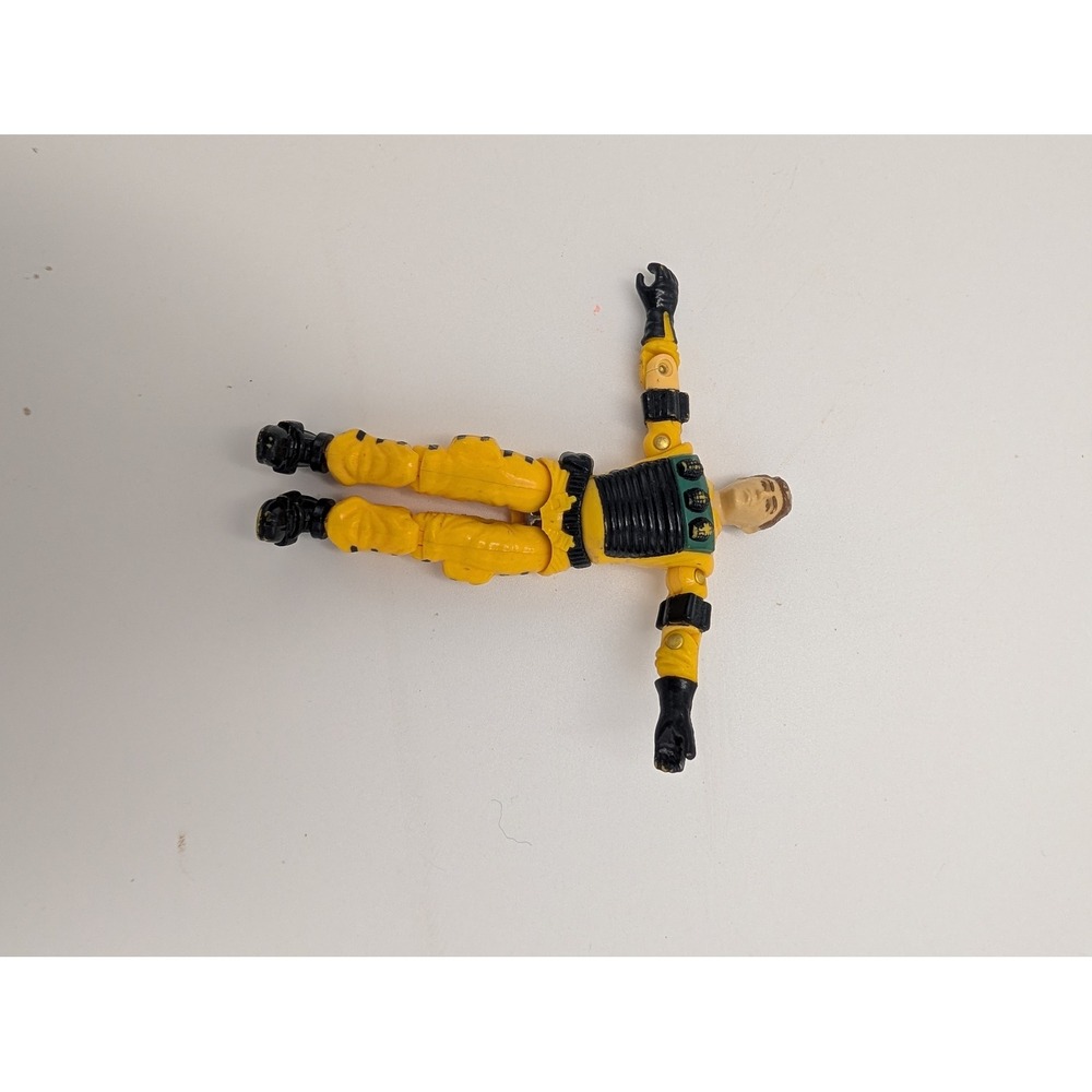 Vintage GI Joe Tiger Force Airtight Action Figure 3.5 Inch Hasbro 1988 Yellow